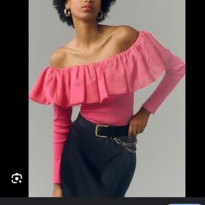 NWOT Anthropologie off the shoulder top